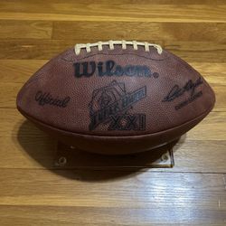 New York Giants Wilson Super Bowl 21 Commemorative Football