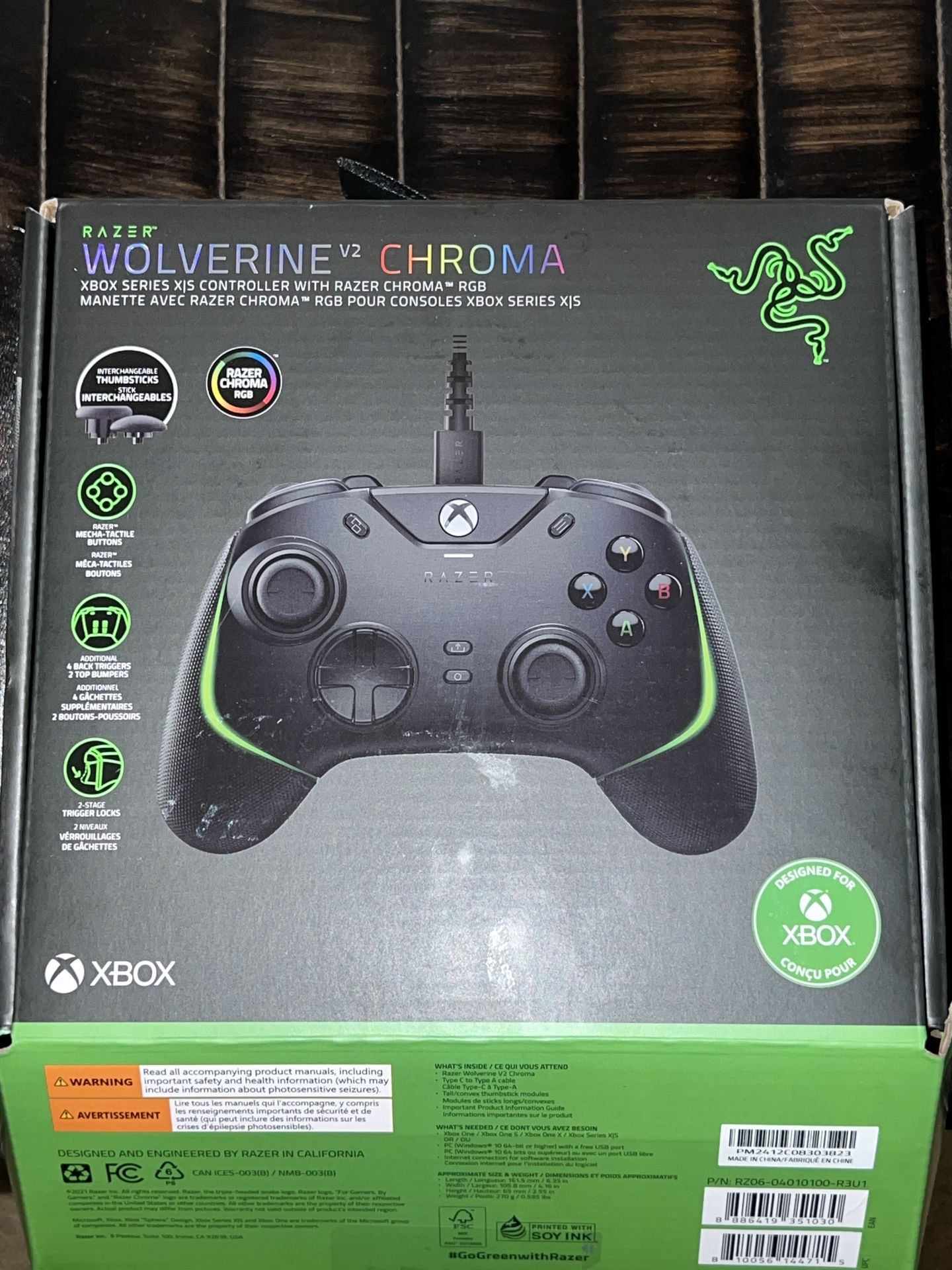 Razer Wolverine V2 Chroma Controller