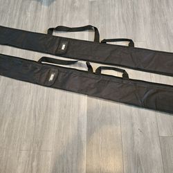 2-5 ft. long black storage/carry case with room for a Flag or Feather