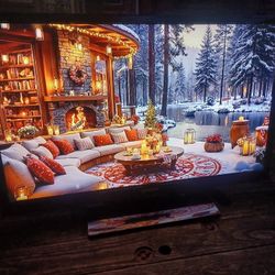 42 INCH SAMSUNG 1080P HDTV WITH ROKU REMOTE CONTROL $140 FINAL PRICE SEE 👀 ALL PICTURES 