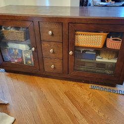 Wood TV Stand 