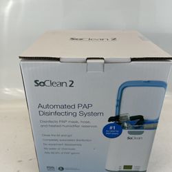 SoClean 2 SC1200 Cleaner and Sanitizing Machine w/Power Cord & Hose