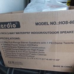 Waterproof Outdoor Speakers