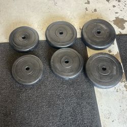 Weight bench Weights 10 Lb 15 Lb 25 Lb