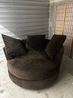 Brown Swivel Chair
