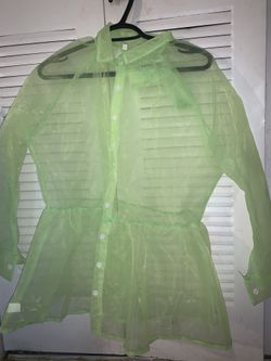 See through coat