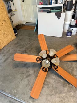 Ceiling fan with lights