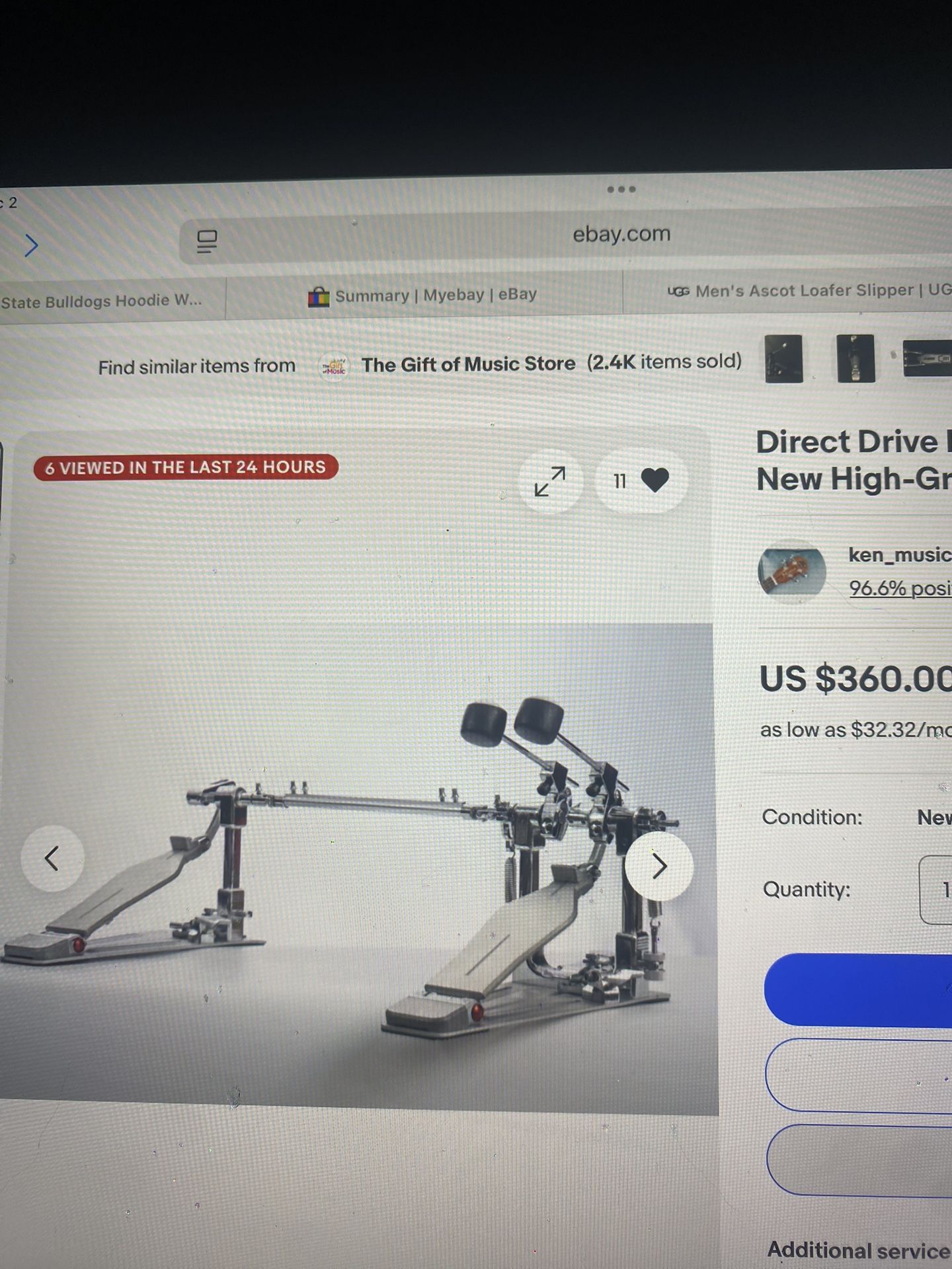 Direct Drive Bass Pedal