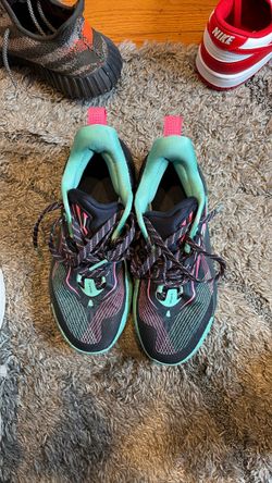 Anta Kyrie Basketball Shoes -Black Teal Pink Athletic Sneakers