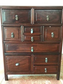 Rosewood Box with Drawers