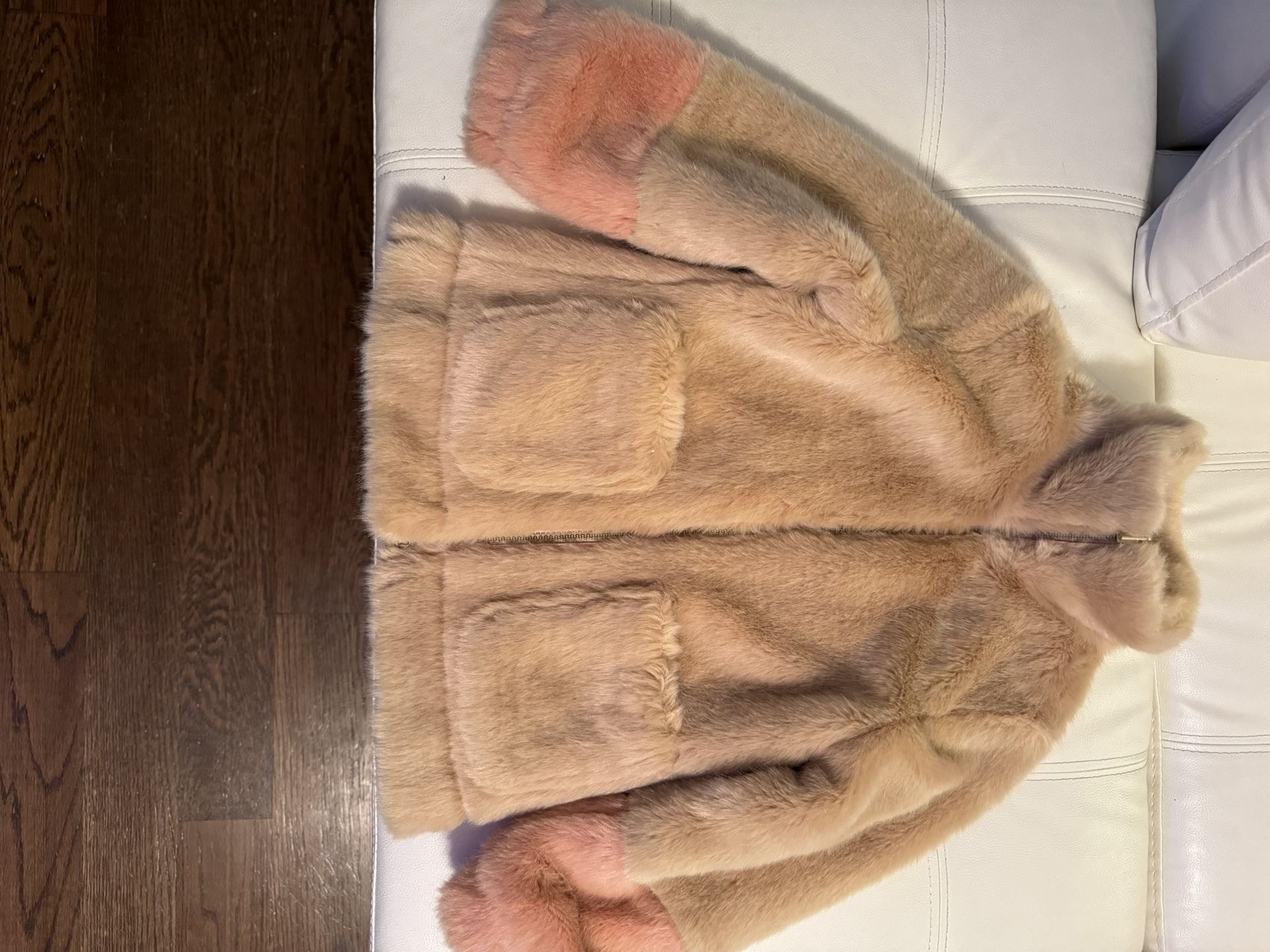 Faux Fur Coat Reversible Girls 