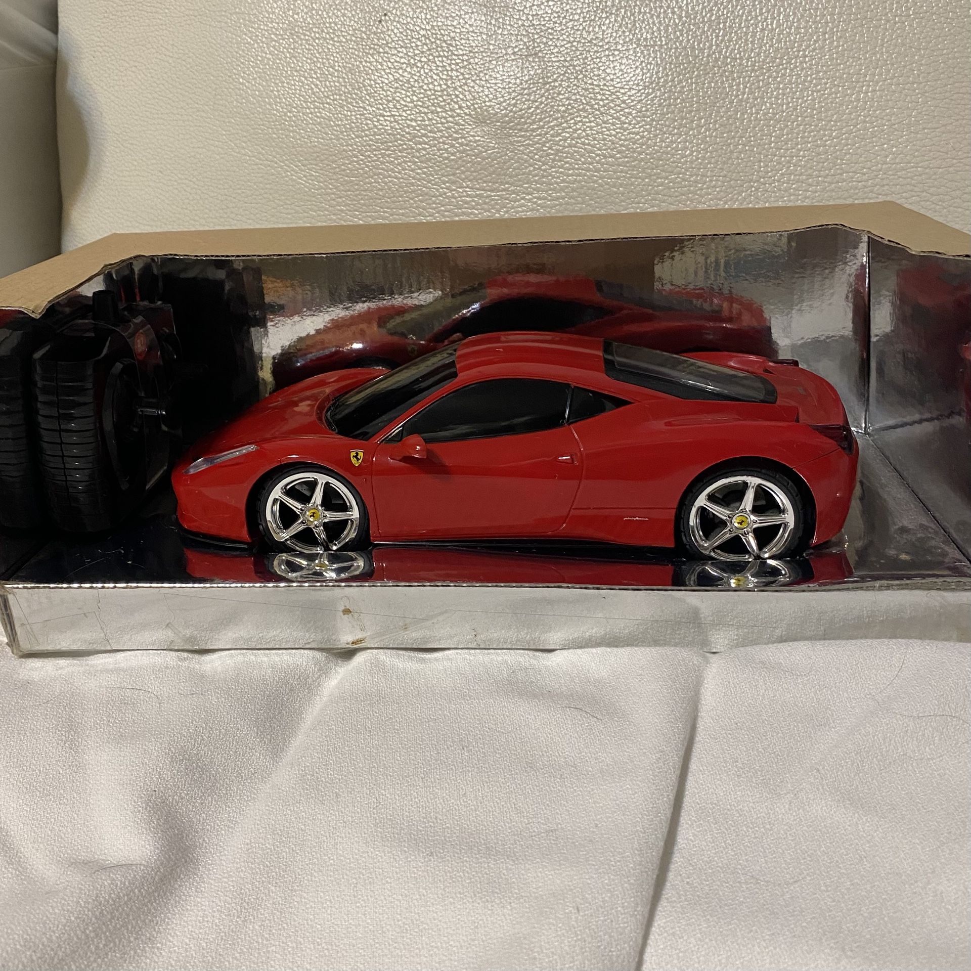 Red Ferrari Remote Control Car, Model Toy Vehicle