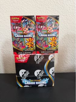 Sealed Pokemon Chaos Rising Booster Box & Bundle