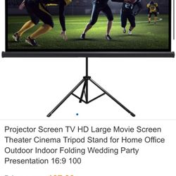 Projector Screen with Stand