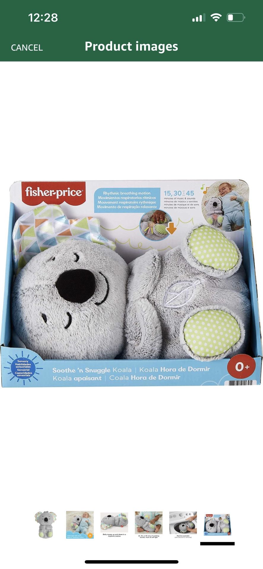 Fisher-Price Soothe ‘N Snuggle Koala