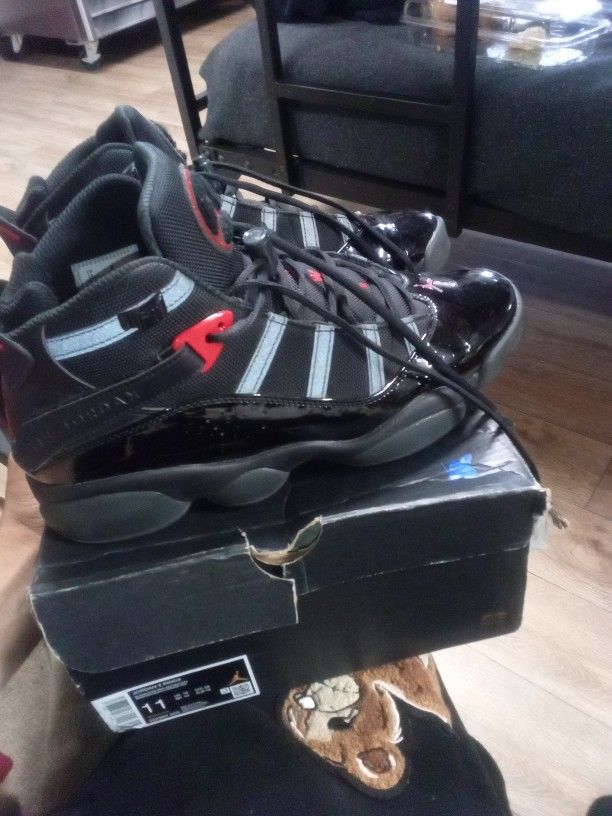 Six Ring Jordan Black Red