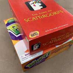 Scattergories & Blurt! Board Game Bundle