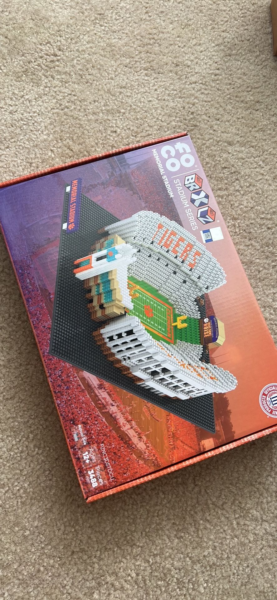 NEW RARE Foco Clemson Tigers Clemson Memorial BRXLZ Stadium lego block Set for Sale in Columbus IN OfferUp