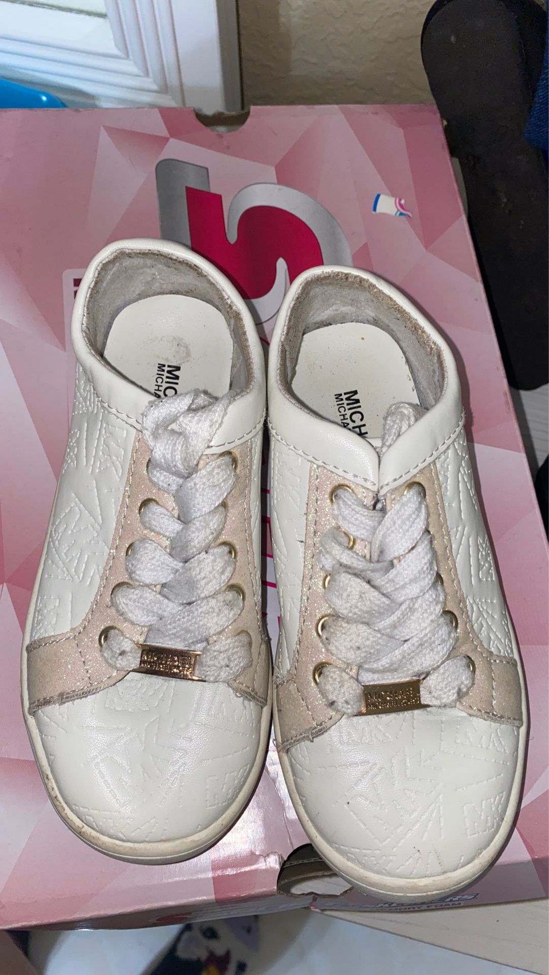 Little girls Michael Kors sneakers size 11