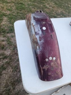 Vintage Motorcycle Fender
