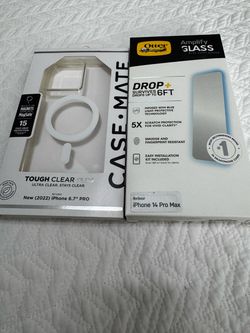 Case Mate Case & Otter Screen Protector for iPhone 14 Pro Max