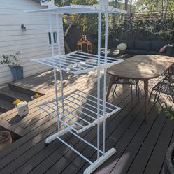 Large folding drying rack