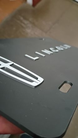 Lincoln Logo Front License Plate Frame