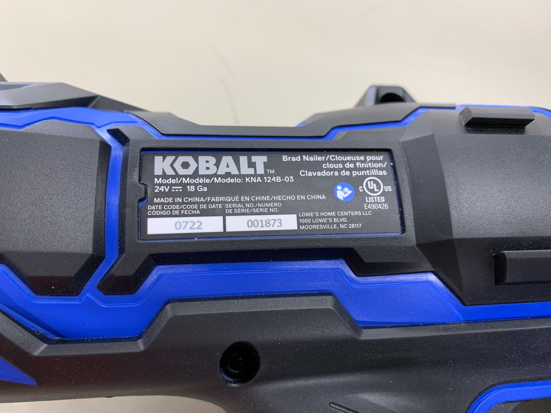 Kobalt brad nailer outlet