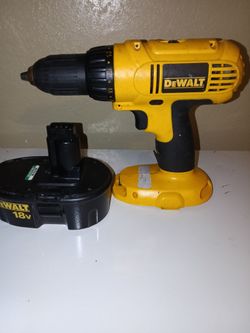 DeWalt 18V Cordless Drill with Battery