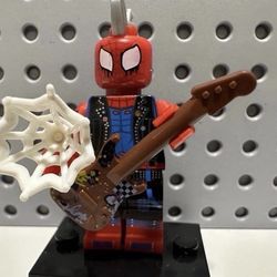 Lego Marvel Spider Punk Spiderman Across The Spider Verse Minifigure