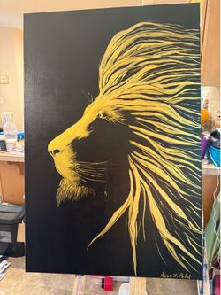 Lion Painting