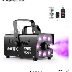 Fog and Smoke Machine With LED Lights