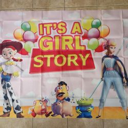 Baby Shower Banner Backdrop $8