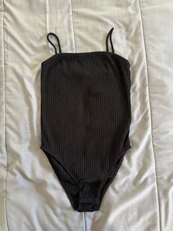 topshop, bodysuit, black and size 2
