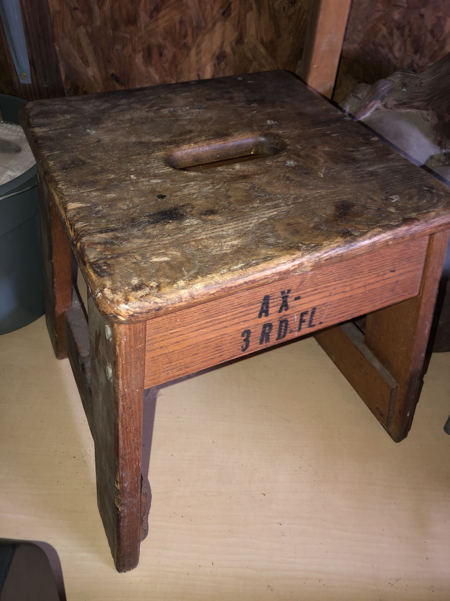 bell system stool antique