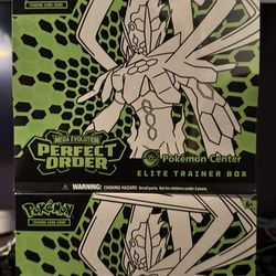 Pokémon Perfect Order Pokemon Center ETB