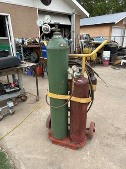 Large Welding Cutting Torch Set, Ready To Use