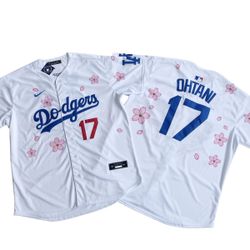 SHOHEI OHTANI #17 (M-2XL) Takashi Murakami Tokyo Series Dodgers Jersey kanji