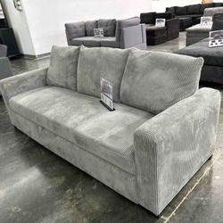 Light Gray Sofa Bed Sleeper Couch 85x32x33 "