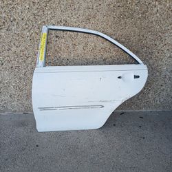 2007-11 Toyota Camry Left Back Door 