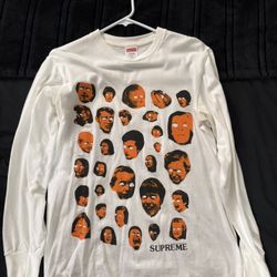 Supreme Faces Long Sleeve Shirt Size Small 