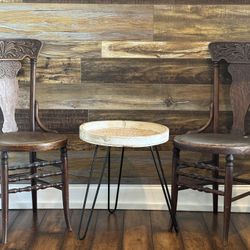 Set Of Antique Wooden Chairs 