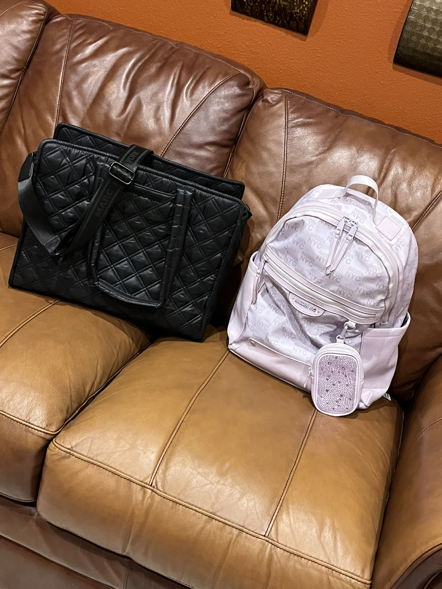 Steve Madden Backpack & Marc Jacob’s Tote