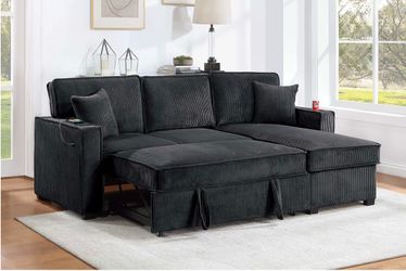 Sectional sleeper with storage