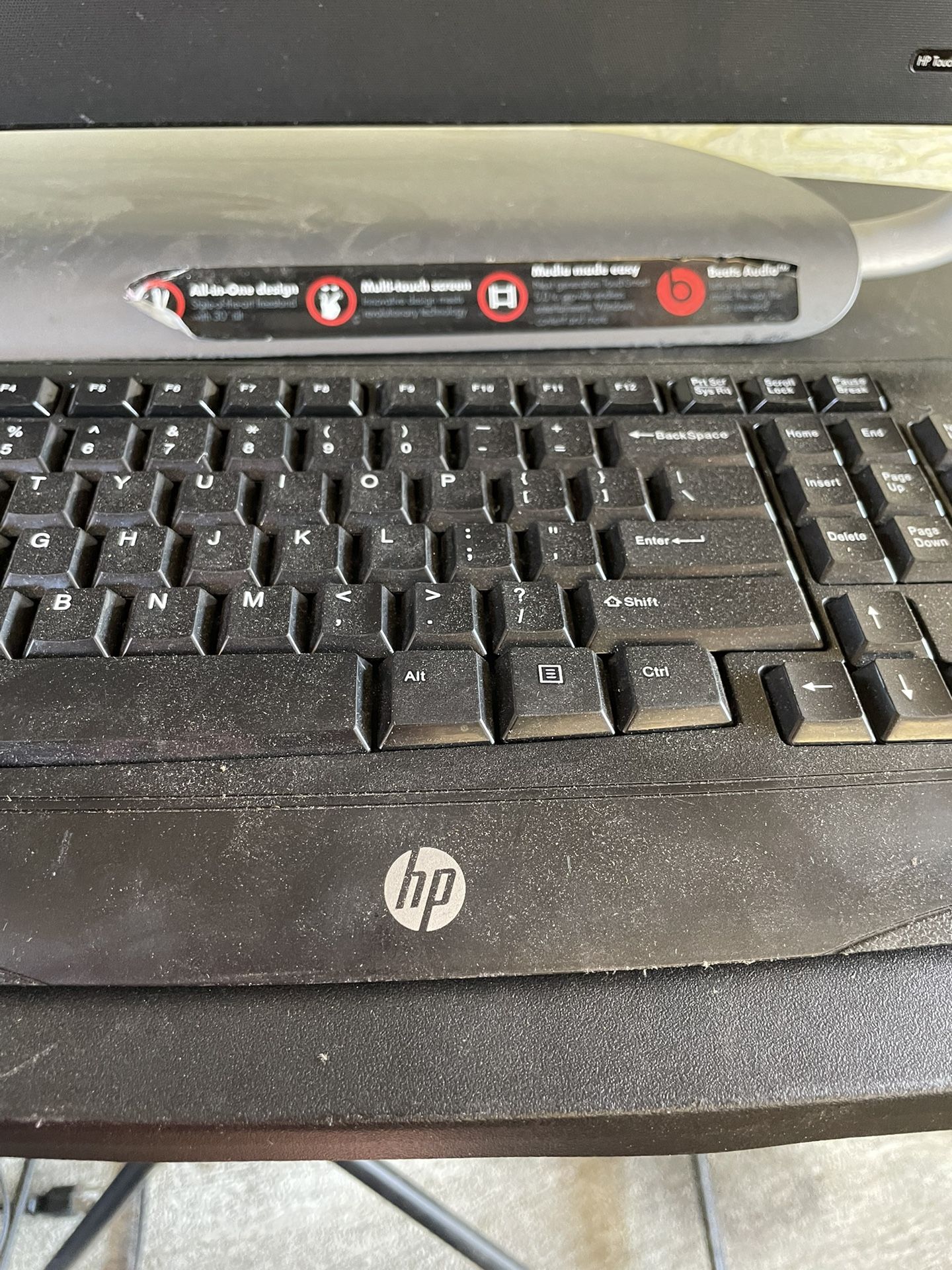 HP All In One Desktop Computer