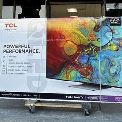 65” TCL Smart 4k Mini Led Hdr Tv 
