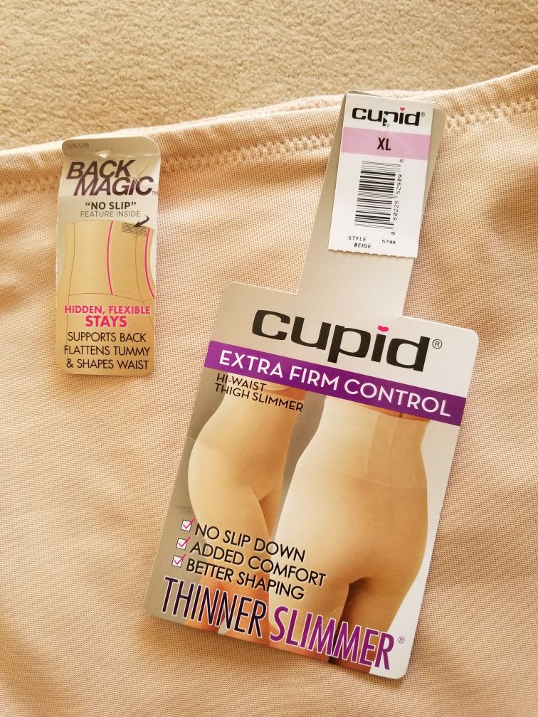 Cupid Women's Extra Firm Control Back Magic High Waist Thigh