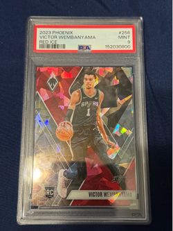 2023 Phoenix Victor Wembanyama Red Ice #256 PSA 9 RC