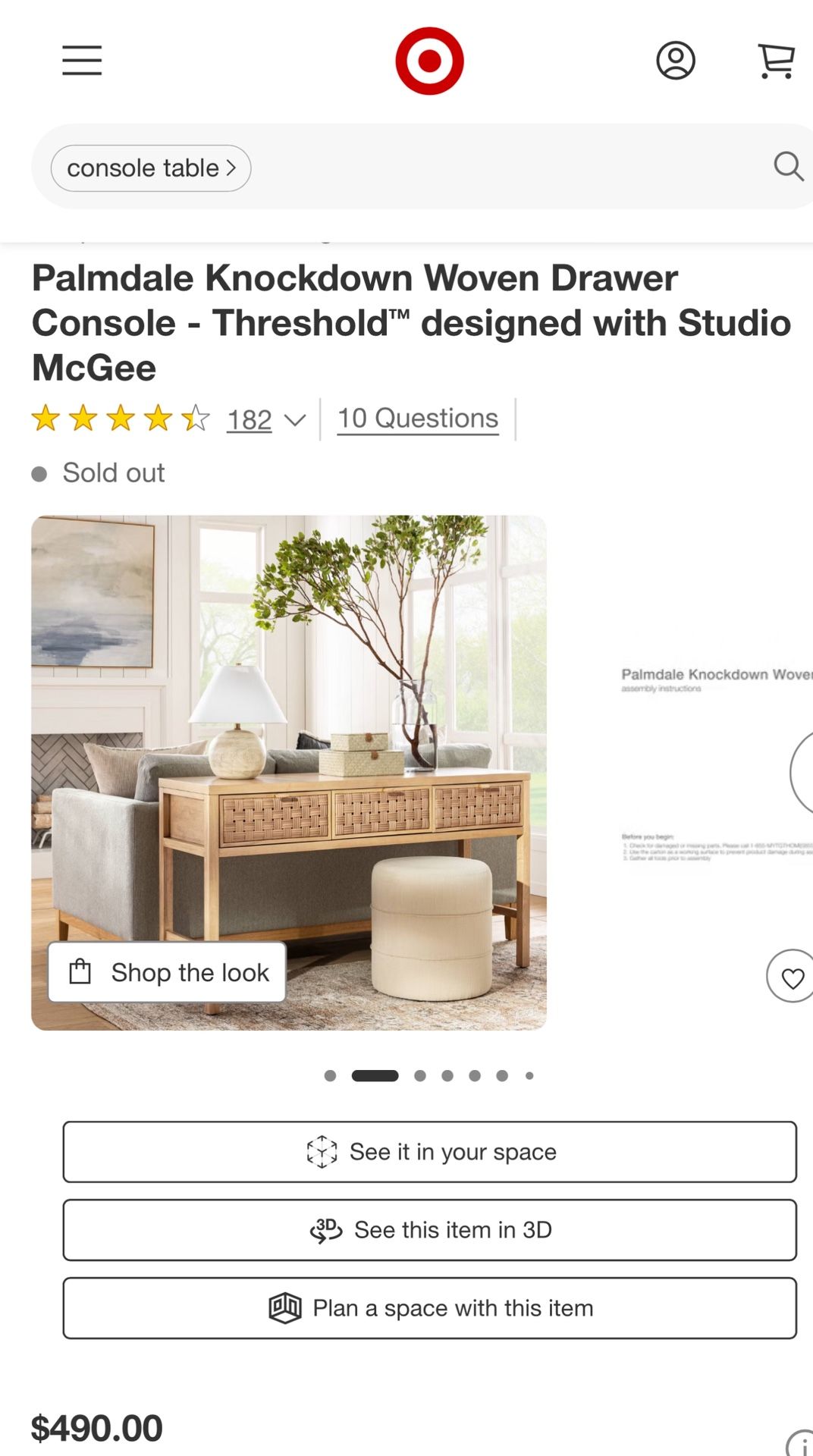 Studio Mcgee Table