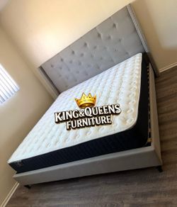 NEW KING BED FRAME WITH MATTRESS